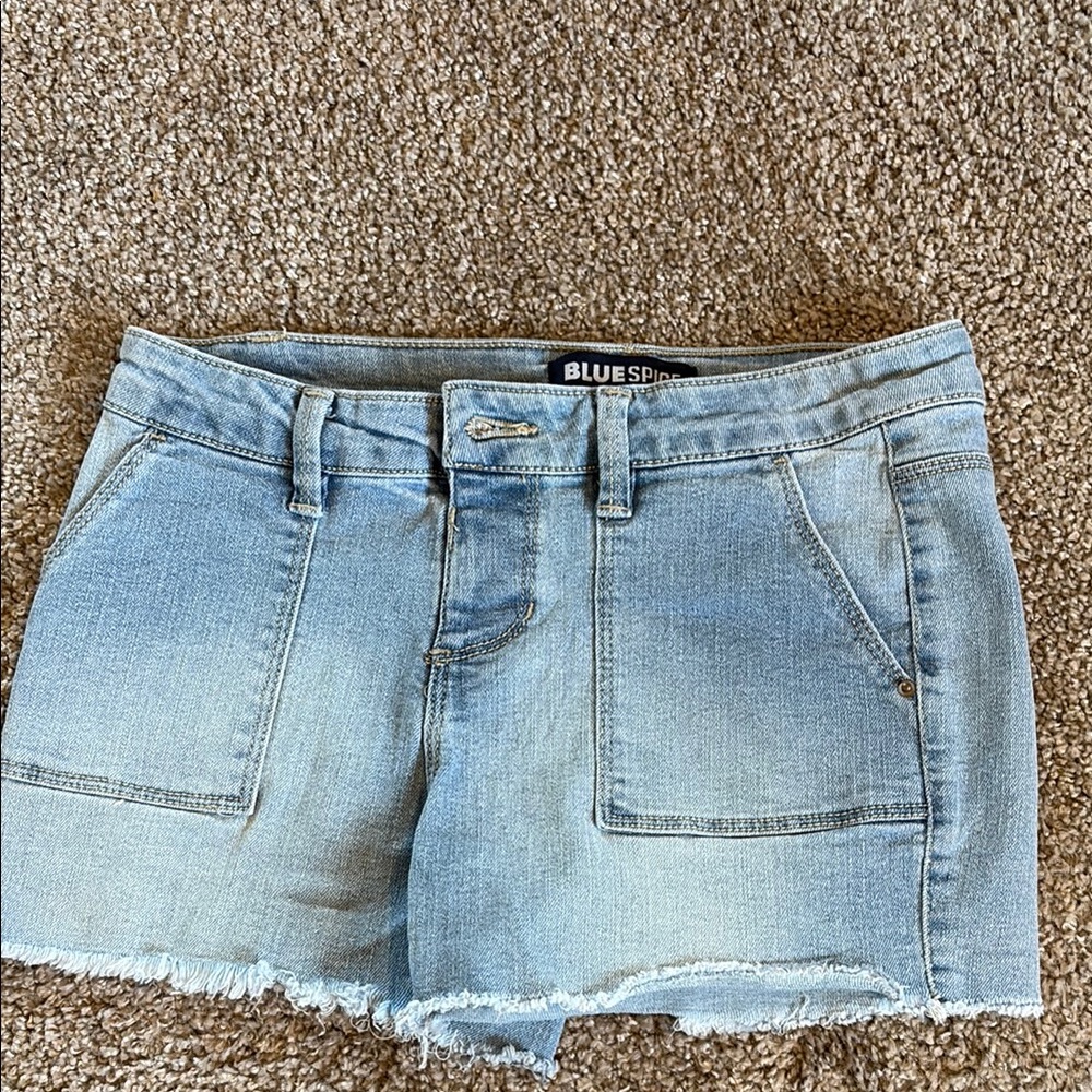 Blue Spice Kids Light Blue Denim Shorts